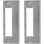 Aloha 2pcs Deadbolt Strike Plates Door Hole Cover Plates Door Striker Plates Reinforcements